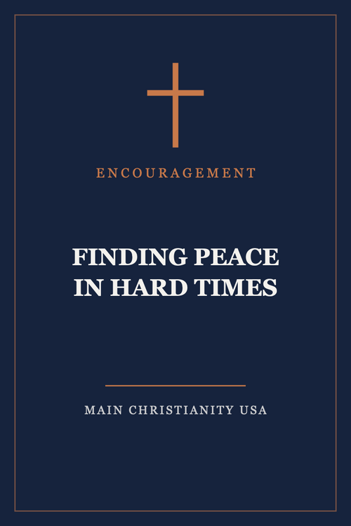 Finding Peace in Hard Times — cover